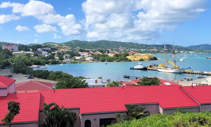 Christiansted Condo | Anchor's Away - 2 bed/2 bath harbor view condo- beach and pool.