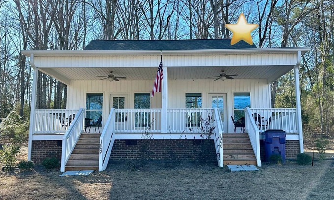 Leesville House | Anchor’s Away - Lake View - Walk to Marina, Beach, Food & Live Music!