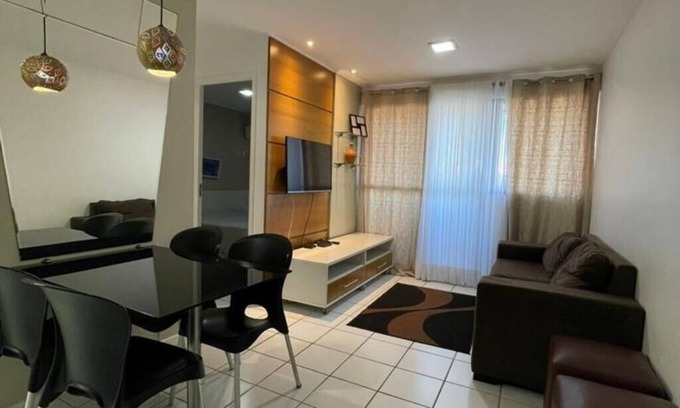 Maceio Apartment | Apartamento Beira-mar Quarto/sala - Pajuçara - Maceió/al