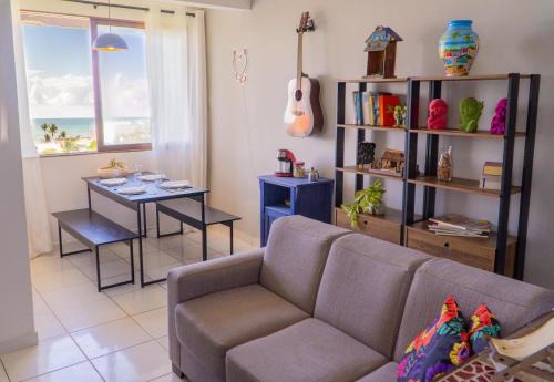 Jacarecica Apartment | apartamento vista mar 2 quartos estacionamento gratis Netflix e self check in