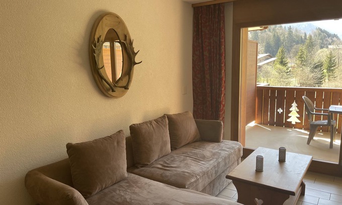 Val d'Illiez Apartment | Apartement Tranquille 2.5 Pièces Avec vue sur les Montagnes