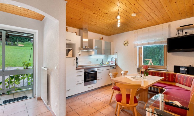Bad Peterstal-Griesbach Apartment | Apartment '1' with Mountain View, Shared Terrace and Wi-Fi