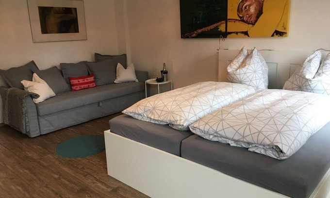 Ohningen Apartment | Apartment '2 - Unterm Blauregen' with Private Terrace and Wi-Fi