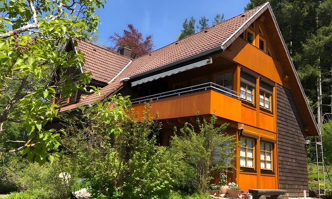 Sankt Georgen im Schwarzwald Apartment | Apartment '84qm, 2 Schlafzimmer' with Shared Terrace, Shared Garden and Wi-Fi