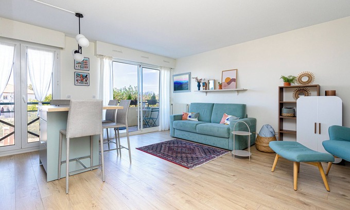 Anglet Apartment | Apartment 'Appart Anglet' with Private Terrace