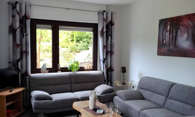 Langscheid Apartment | Apartment 'Astrid' with Private Terrace, Private Garden and Wi-Fi
