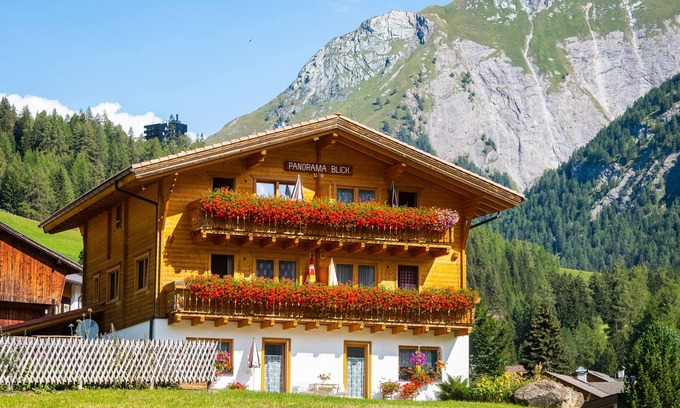 Großdorf Apartment | Apartment panoramic view in Kals am Großglockner