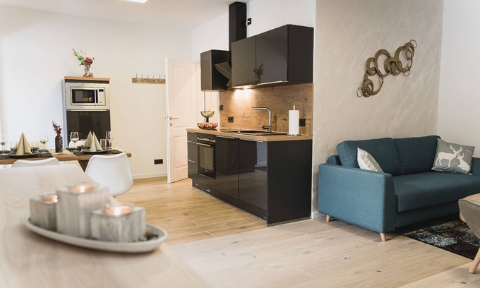 Lackenhof Apartment | Apartment, at least 75 sqm -98 sqm, 2 bedrooms, living/bedroom, terrace or balcony, max. 6 persons