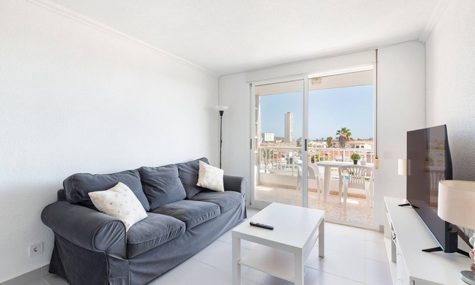 Puerto de Mazarron Apartment | Apartment 'Bahía Mar' with Sea View, Private Terrace and Wi-Fi