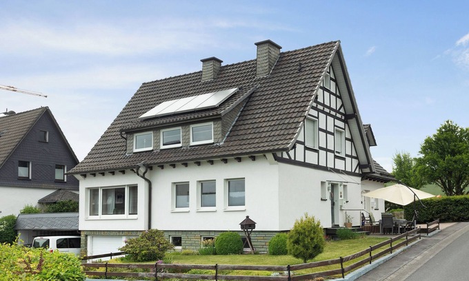 Schmallenberg Apartment | Apartment 'Blumenau' with Private Terrace, Private Garden and Wi-Fi