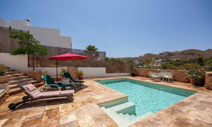 Las Negras Apartment | Apartment 'Casa Azahar' with private pool, Wi-Fi and air conditioning