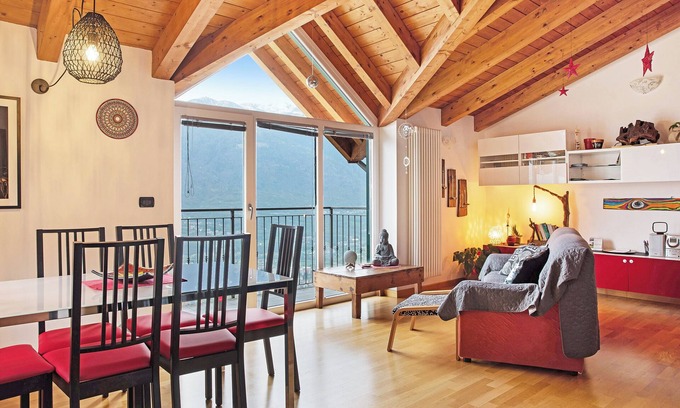Sondrio Apartment | Apartment 'Casa Vacanze Il Mandala' with Mountain View, Garden & Wi-Fi