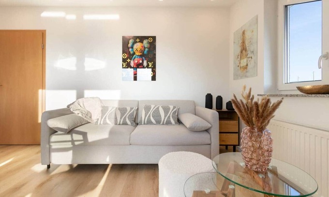 Obermendig Apartment | Apartment close to nature with balcony view