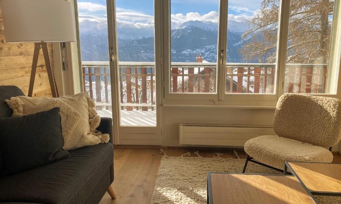 Randogne Apartment | Apartment Del Sol Elysée 4 Crans Montana Switzerland