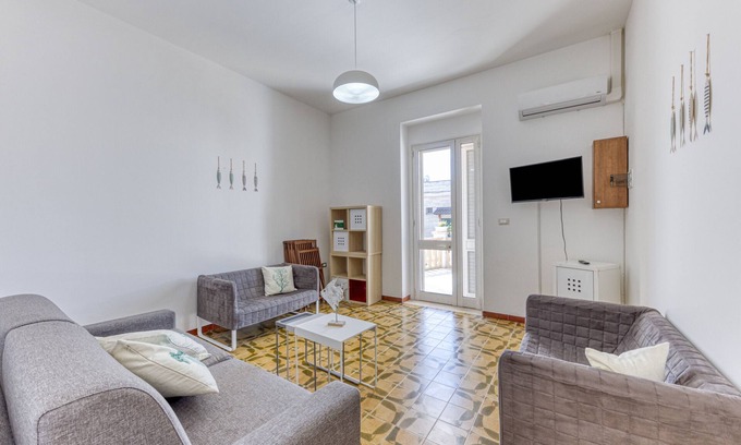 Santa Maria di Leuca Apartment | Apartment 'Dimora Ristola' with Sea View, Private Terrace and Air Conditioning