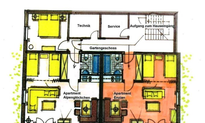 Buchau Apartment | APARTMENT ENZIAN - Landhaus Landauer am See