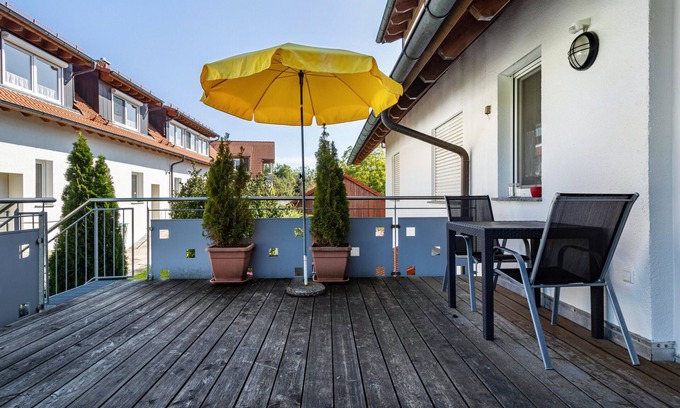 Deggenhausertal Apartment | Apartment 'Ferienwohnung 2, 35qm' with Shared Garden, Balcony and Wi-Fi