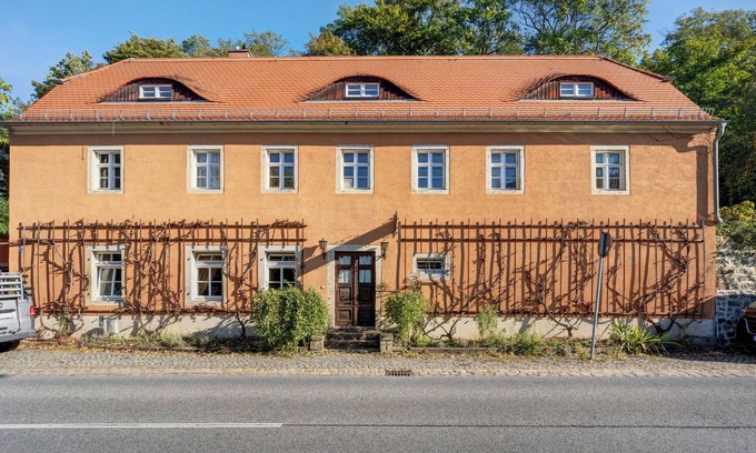 Wachwitz Apartment | Apartment 'Fewo In Der Alten Weinpresse' with Private Garden and Wi-Fi