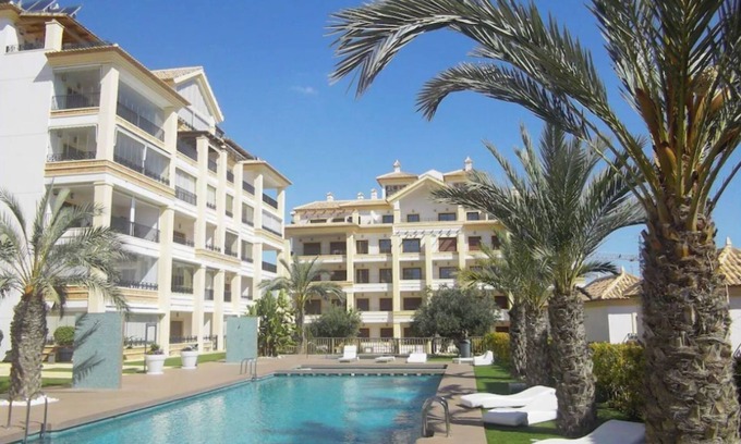Los Secanos Apartment | Apartment 'Guardamar Hill Resort Spa' with Sea View, Wi-Fi and Air Conditioning