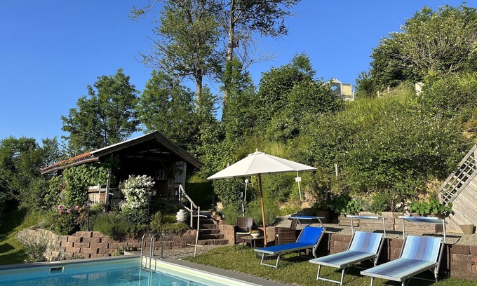 Oberreute Apartment | Apartment 'Harmonie' with Shared Garden and Wi-Fi