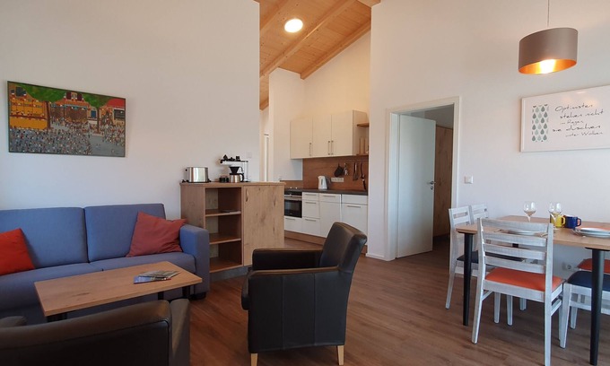 Grabenstatt Apartment | Apartment Hochplatte, 1st floor, for up to 4 persons, 48 sqm