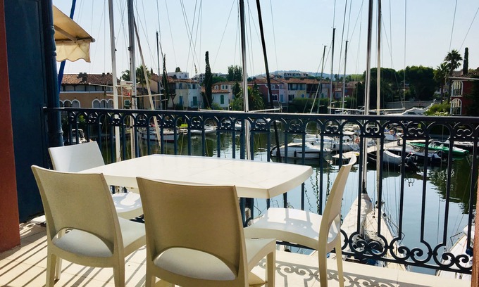 Port Cogolin Apartment | Apartment in lake city of Grimaud harbor with beautiful view