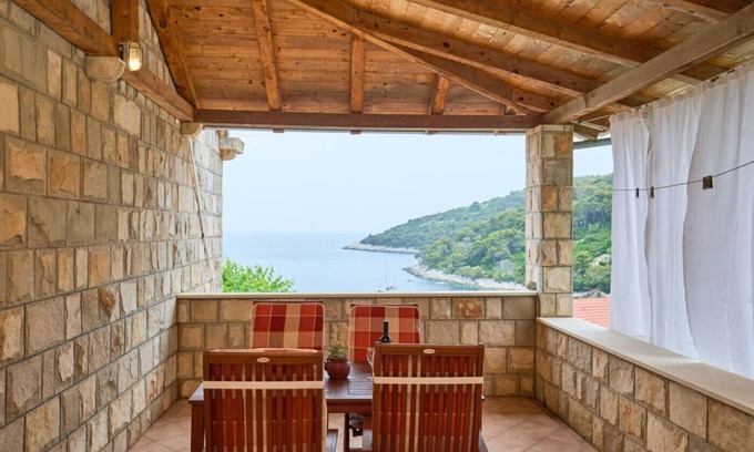 Saplunara Apartment | Apartment in Saplunara with Seaview, Balcony, Air condition, WIFI (5197-2)