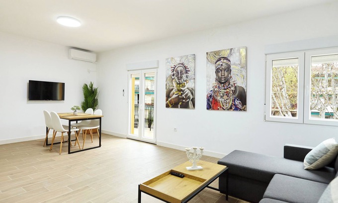 Andujar Apartment | Apartment 'La Victoria D' with Balcony, Wi-Fi and Air Conditioning