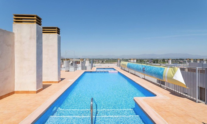 Almoradi Apartment | Apartment 'Luz De Almoradí' with Mountain View, Shared Pool and Air Conditioning