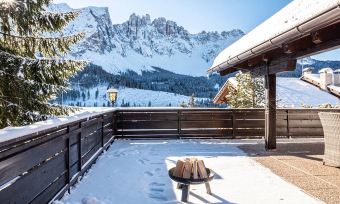 Carezza Apartment | Apartment Masarè with Mountain View, Garden & Wi-Fi