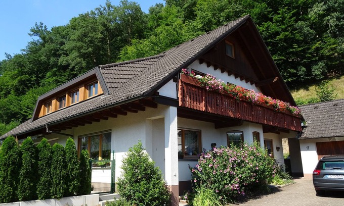 Oberwolfach Apartment | Apartment 'Mühlengrün' with Mountain View, Balcony and Wi-Fi