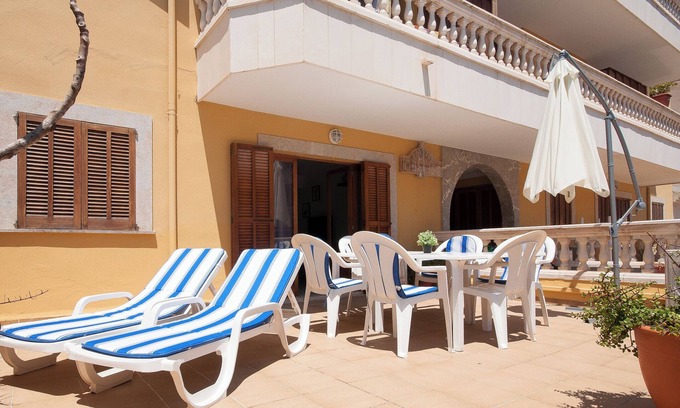 Can Picafort Apartment | Apartment Obelisc-2 near the Beach with Terrace & Wi-Fi