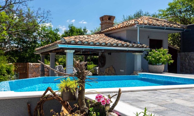 Dobrinj Apartment | Apartment Roko with a private Swimming pool and stone grill