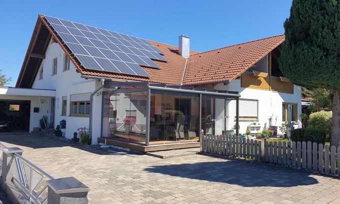 Gebrazhofen Apartment | Apartment 'Sonja' with Balcony and Wi-Fi
