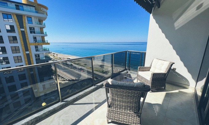 Mahmutlar Apartment | Apartment, SeaView, Pool, Sauna, Gym, Garden, Kids Club, Hamam, Alanya-Mahmutlar