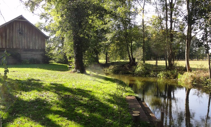 Burg-Dorf Apartment | Apartment "Spreewaldkahn" directly on the river, Spreewaldhof Schupan
