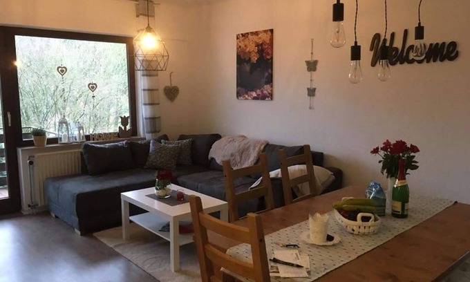 Glindfeld Apartment | Apartment Talblick, 53sqm 2 bedrooms. 1 living room/bedroom, max. 4 persons