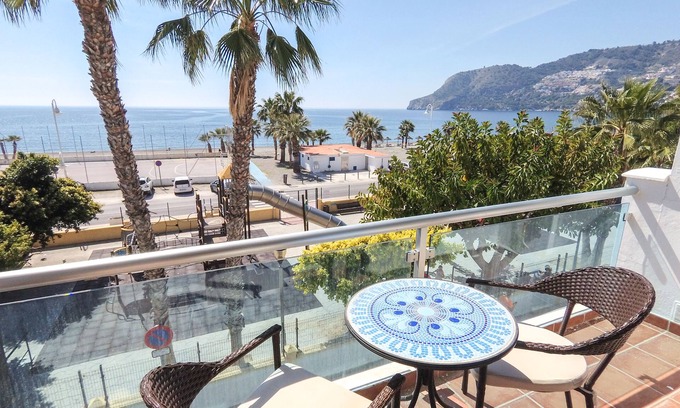 La Herradura Apartment | Apartment Terral - Front line beach with terrace ideal for couples