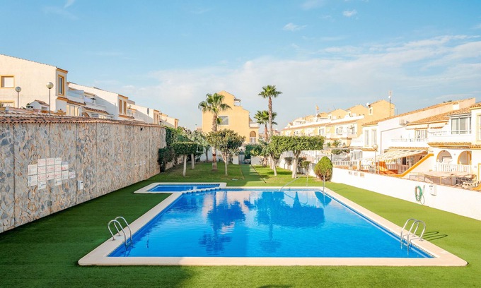 Gran Alacant Apartment | Apartment 'Tranquilo Para Familias Con' with Sea View, Wi-Fi and Air Conditioning