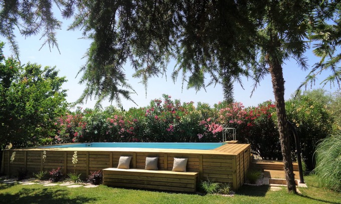 Salo Apartment | Apartment with garden and pool, near Salò