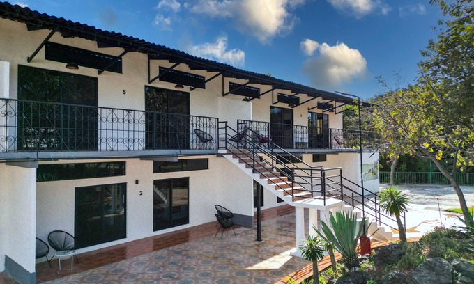 Tepoztlan Apartment | Apartment with Heated Pool with Solar Panels in Tepoztlán