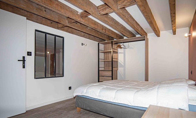 Charmettes - Bellecombe Apartment | Apartment with mezzanine near the train station