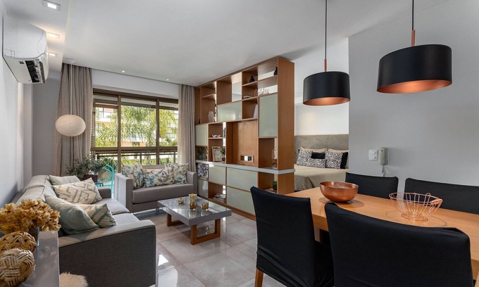 Itaipava Apartment | Apartment with one bedroom and living room in the heart of Itaipava