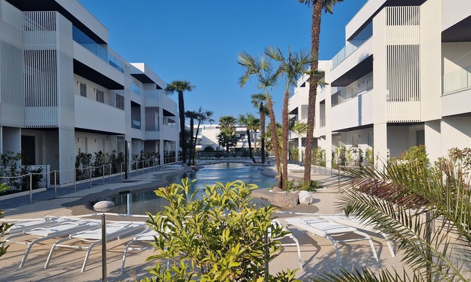 Lido di Jesolo Apartment | Apartment with terrace in new residence with swimming pool, 350 m from the sea
