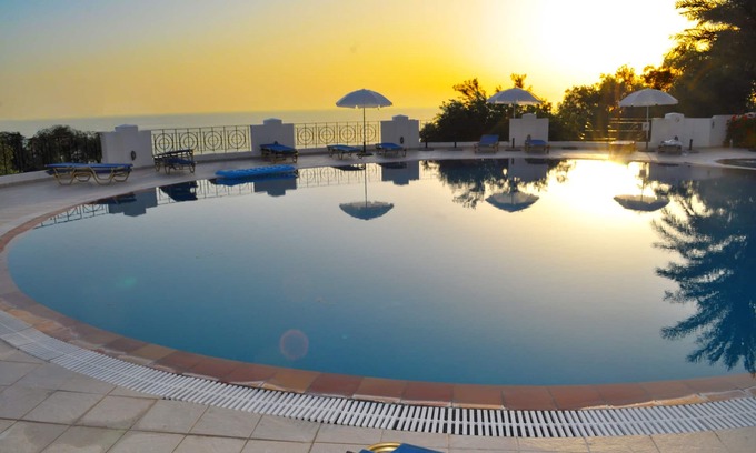 Agios Gordios Apartment | Apartments "Maria" with pool with panoramic views on Agios Gordios beach