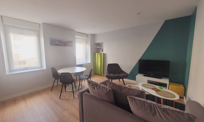Downtown Apartment | Appart Brest 2 chambres🌞🌍notre bout du monde🌞