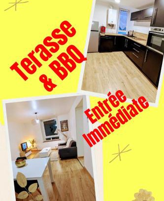 Charmes Apartment | Appart COSY 2 ch avec Terrasse privé & BBQ