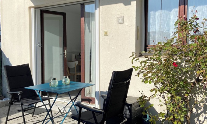 Villers-sur-Mer Apartment | Appartement 22m2 en Rez-de-jardin 19m2 Proche mer et Marais de Villers-sur-mer