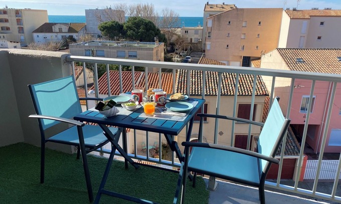 Le Grau-dʼAgde Apartment | Appartement 2P à 1 min de la mer