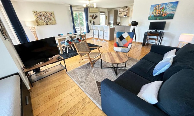 Villeneuve-Loubet Apartment | Appartement 84m² avec 2 parkings privatifs